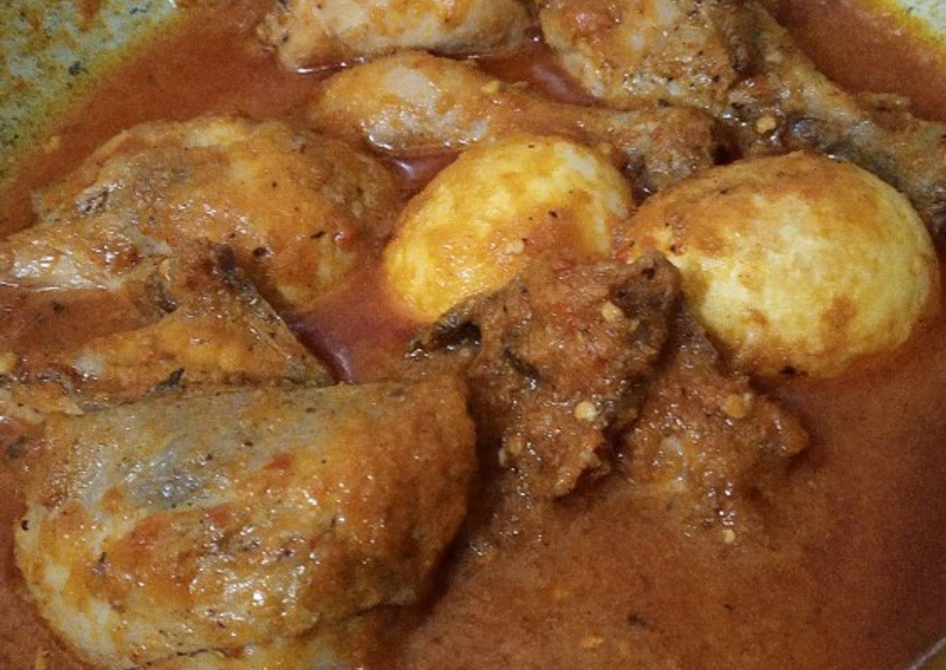 Ayam & Telur Balado non MSG, Pewarna, pemanis dan pengawet