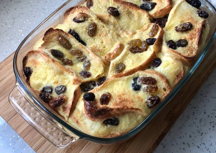 Steps to Make Super Quick Homemade Bread and butter pudding Carla style 😉