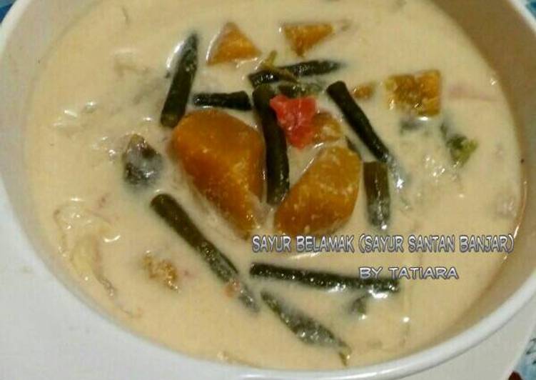Bahan meracik Sayur Belamak (Sayur Santan Banjar), Lezat Sekali