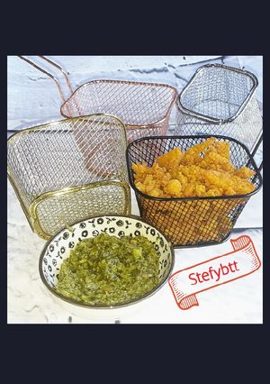 A picture of Crispy Tripe with Salsa Verde.
