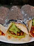 Fajitas con guacamole