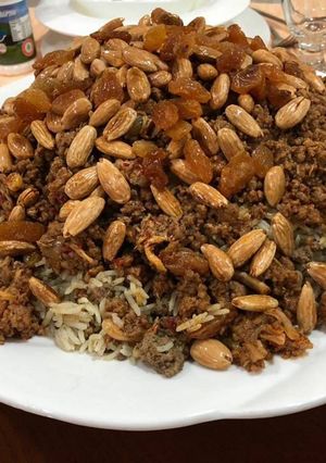 صورة لوصفة رز باللحم