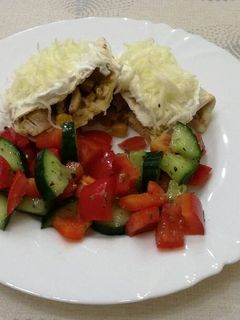 Mexikói csirkés tortilla recept fotója