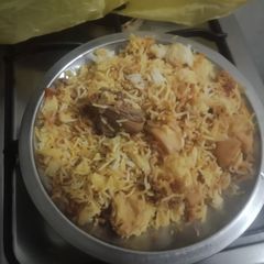 A picture of Simple biryani.