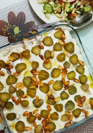 صورة لوصفة فتة شاورما بالرز خرافية