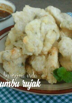 Foto resep Cireng Salju Bumbu Rujak (anti meletus) ⛄