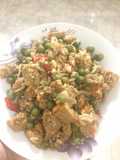 Tumis oncom lumai teri simple