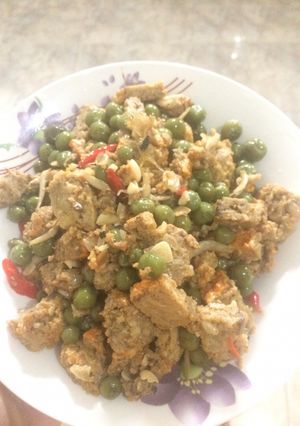 Foto resep Tumis oncom lumai teri simple