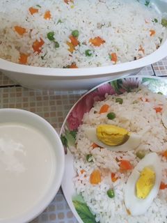 صورة لوصفة ارز بالخضار