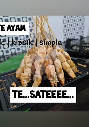 Foto resep Sate Ayam simple klasik