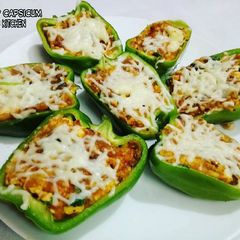 A picture of Stuffed Capsicum.