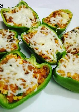 A picture of Stuffed Capsicum.