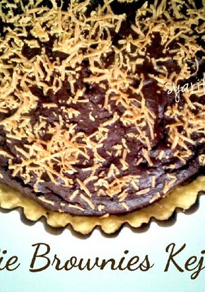Foto resep Pie Brownies Keju Tanpa Mixer