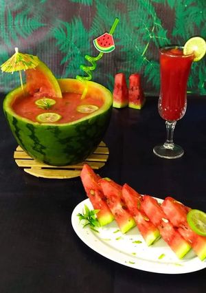তরমুজের জুস রেসিপির প্রধান ছবি