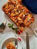 Vegetable Lasanga with Hung Curd and Chedder Cheese