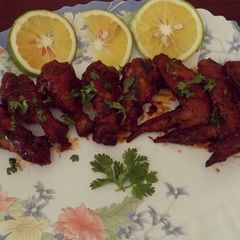 Sticky orange wings A picture of Sticky orange wings.