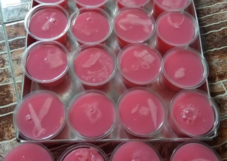 Resep Puding Susu rasa strobery | Resep Bumbu Puding Susu rasa strobery Yang Mudah Dan Praktis