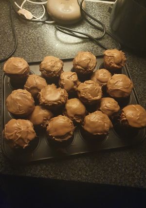 A picture of Coffee Cupcakes Coffee Buttercream an Icing.