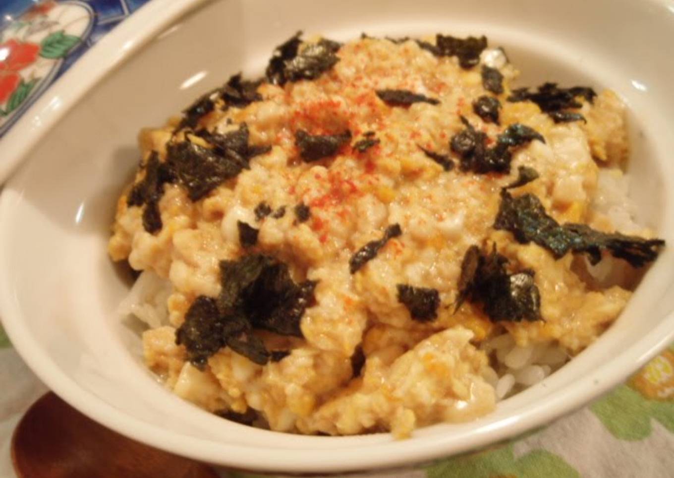 Tofu and Egg Fluffy-Don