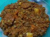 Guiso de lentejas potente