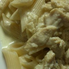 A picture of Easy no cheese alfredo.