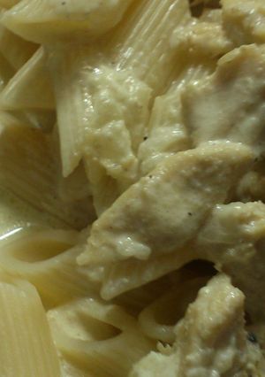 A picture of Easy no cheese alfredo.