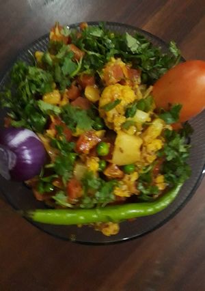 A picture of Mix vegetable.