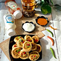 A picture of Baked Pinwheel Samosa.