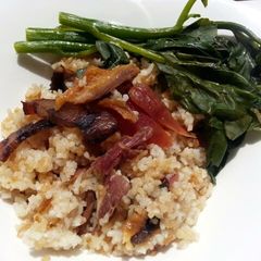 A picture of Waxed Meat Rice / Lap Mei Fan.
