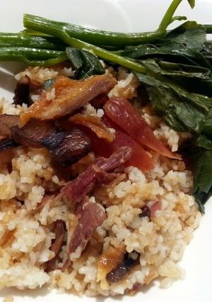 A picture of Waxed Meat Rice / Lap Mei Fan.