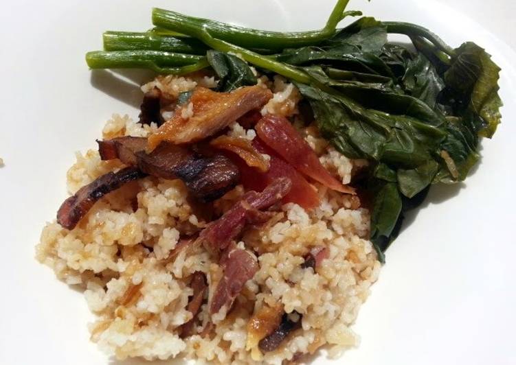 Recipe of Perfect Waxed Meat Rice / Lap Mei Fan