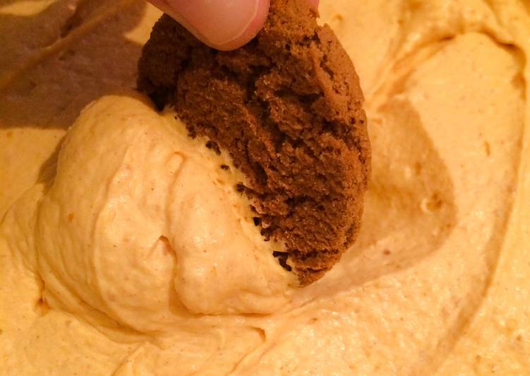 Steps to Make Super Quick Homemade Easy Pumpkin Dip with Ginger Snaps