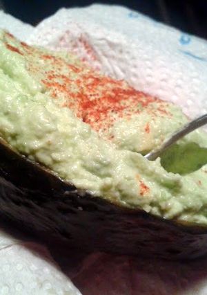 A picture of My Mum's Creamy Avocado (LCHF).