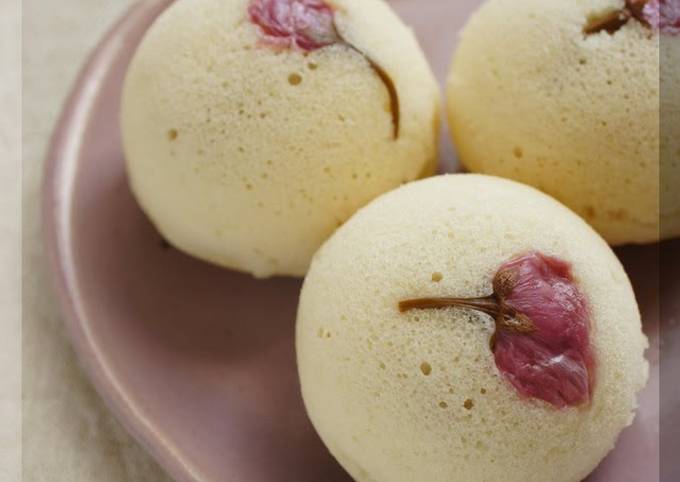 Recipe of Jamie Oliver * For Cherry Blossom Viewing Picnic or As a Gift ♥ Steamed Sakura Buns ♬