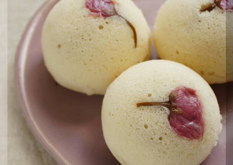 Simple Way to Prepare Any-night-of-the-week * For Cherry Blossom Viewing Picnic or As a Gift ♥ Steamed Sakura Buns ♬
