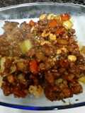 Asian Flavored Ground Meat Bowl