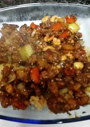 A picture of Asian Flavored Ground Meat Bowl.