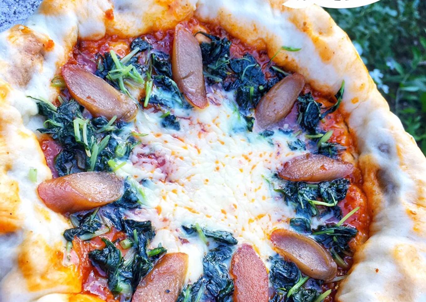 pizza bayam