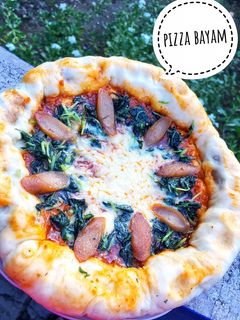 Foto resep Pizza bayam