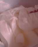 Whipped cream cheese icing.