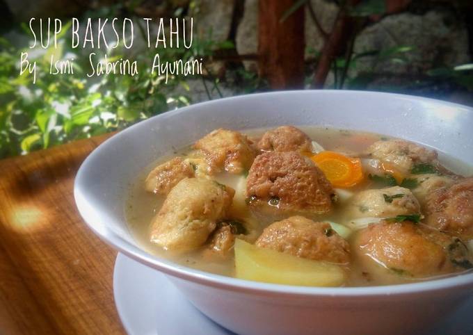 Sup Bakso Tahu foto resep utama