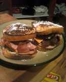 Brad's breakfast style monte cristo sandwich