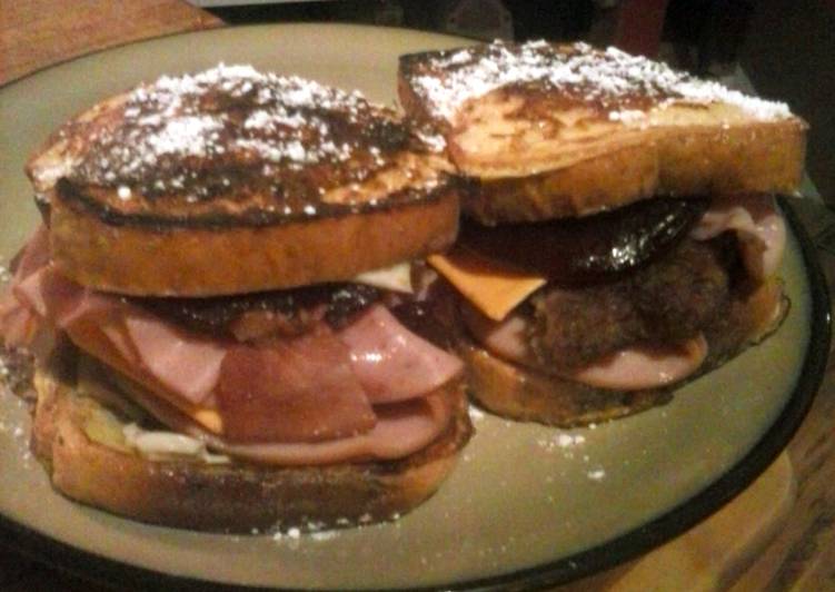 Brad's breakfast style monte cristo sandwich