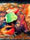 Braised chicken