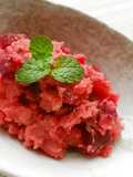 Microwaved Potato Salad with Bright Red Beets