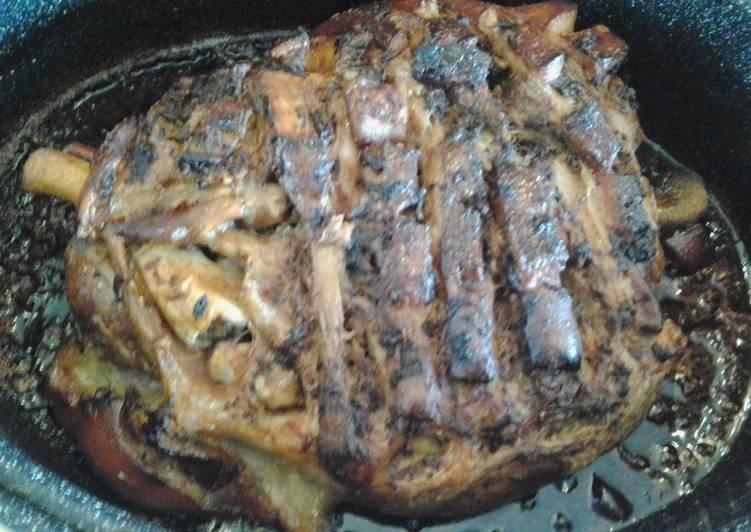 Steps to Prepare Favorite Pernil (pork picnic shoulder)