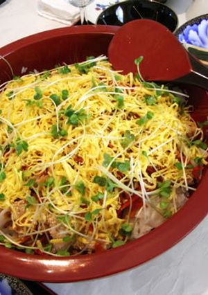 A picture of Easy & Luxurious Healthy Gomoku Chirashi Sushi For Hina Matsuri (Doll Festival).