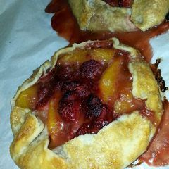 A picture of Rustic strawberry tart (Galette).