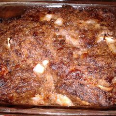 A picture of Sarah's meatloaf.