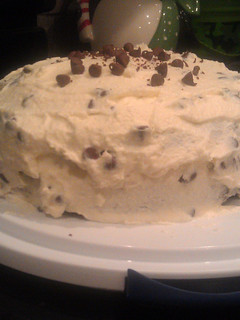 A picture of Canoli dip icing.